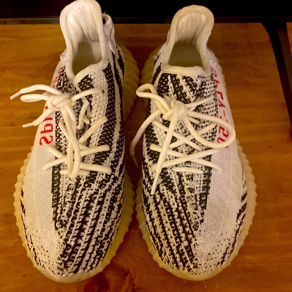 Yeezy Adidas shoes, white.  6 1/2